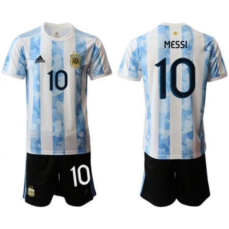 Fußballtrikots Argentinien Lionel Messi 10 Kinder Heim Trikotsatz 2020
